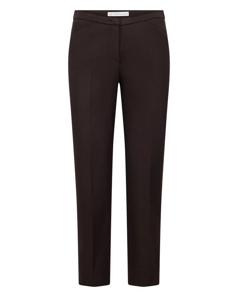 RAFFAELLO ROSSI  Knöchellange Slim Fit-Hose  braun Braun