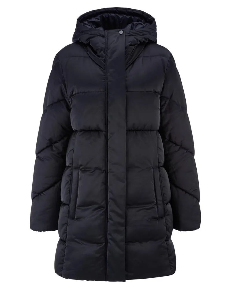 HUGO BOSS Long-Steppjacke Petrano  schwarz Schwarz
