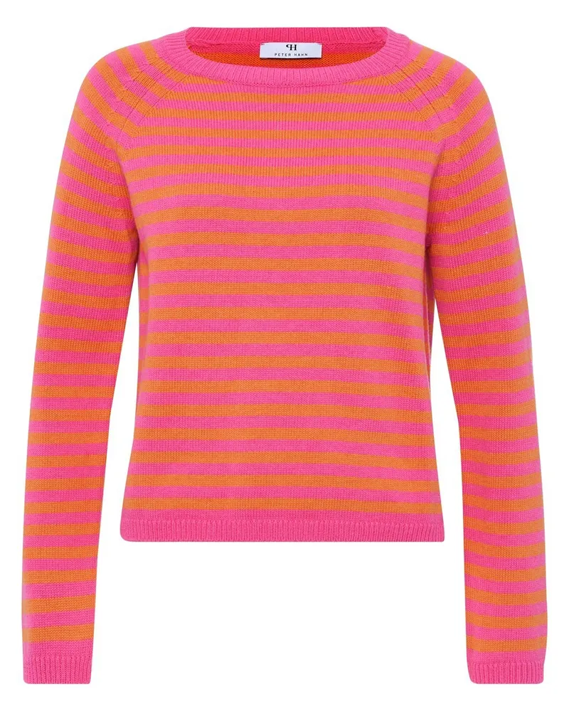 Peter Hahn Rundhals-Pullover  mehrfarbig Mehrfarbig