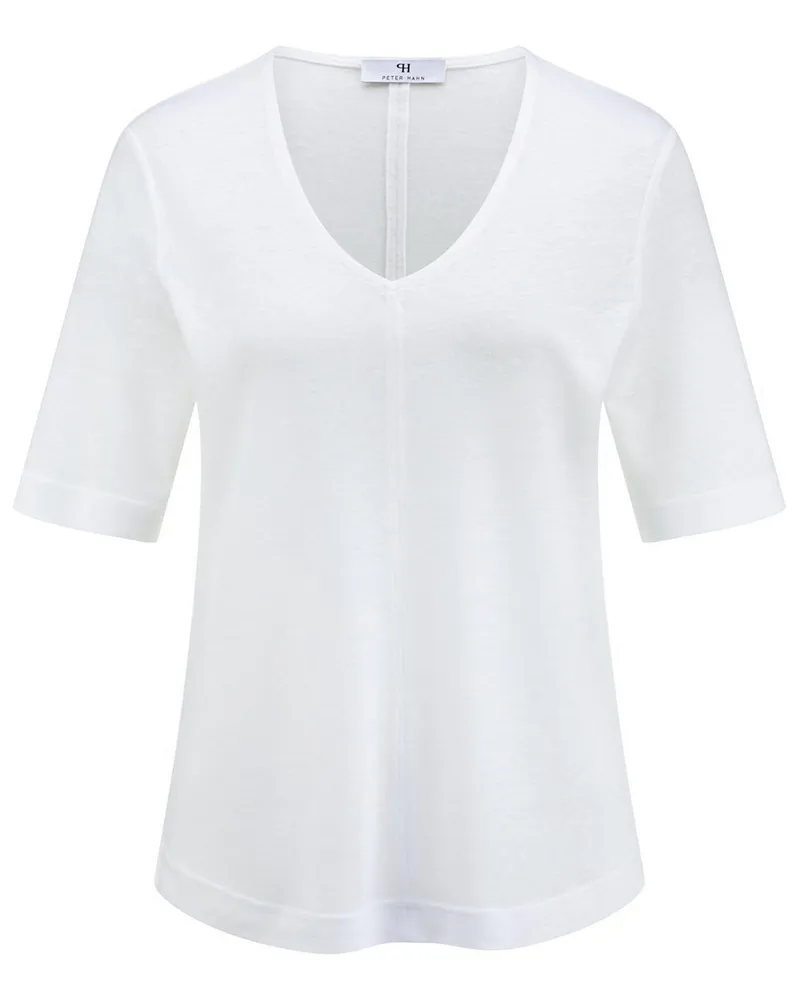 Peter Hahn V-Shirt  weiss Weiss