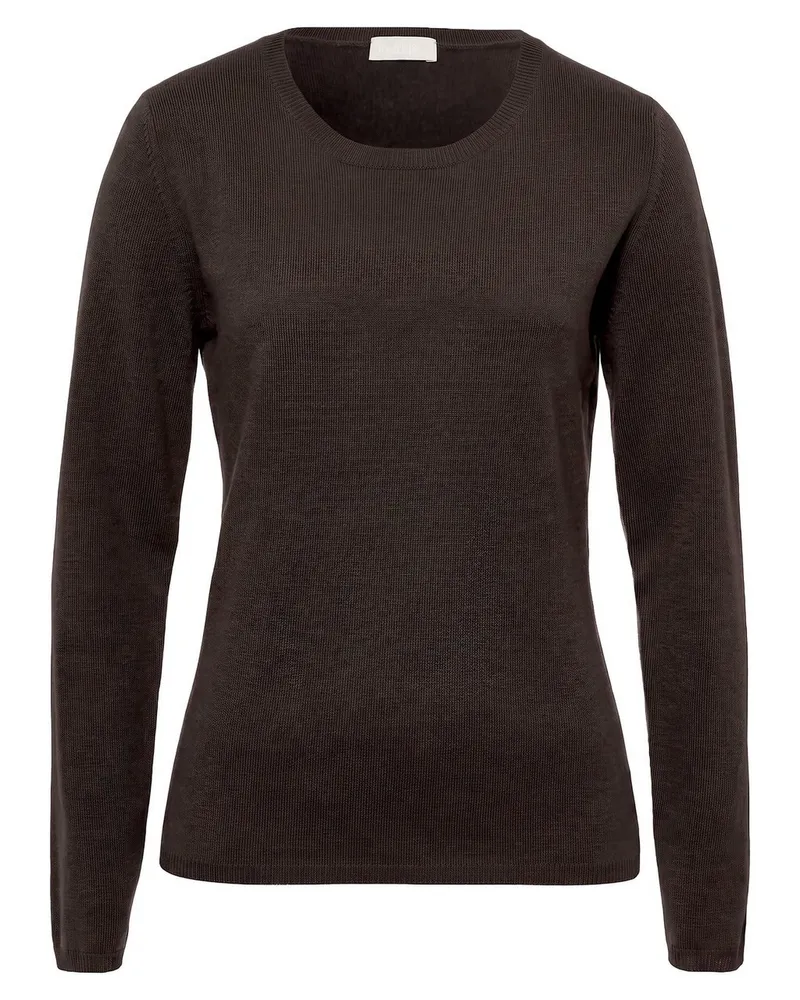 Peter Hahn Rundhals-Pullover aus Kaschmir  braun Braun