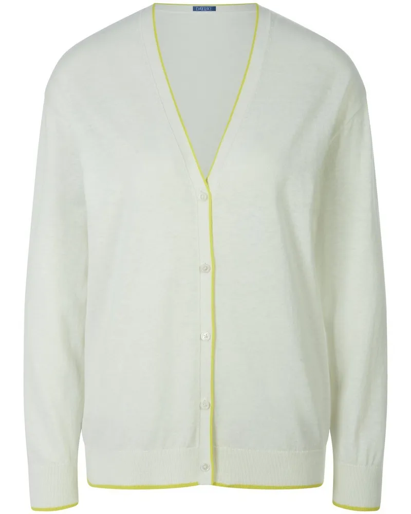 DAY.LIKE Strickjacke  weiss Weiss