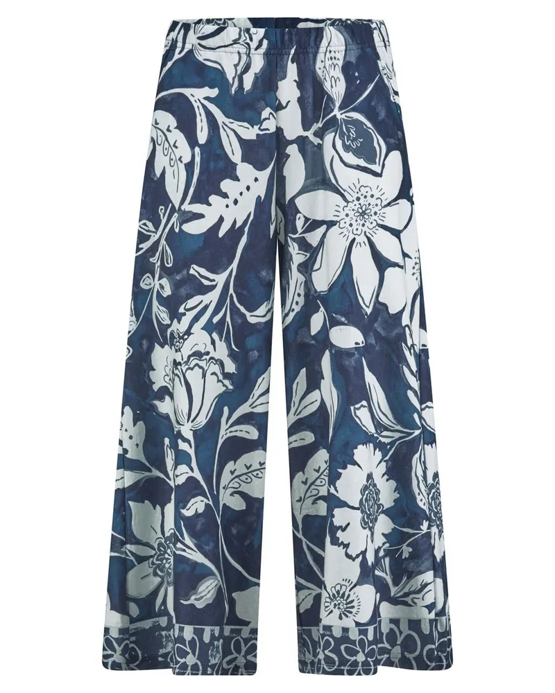 Green Cotton Culotte Henriette  blau Blau