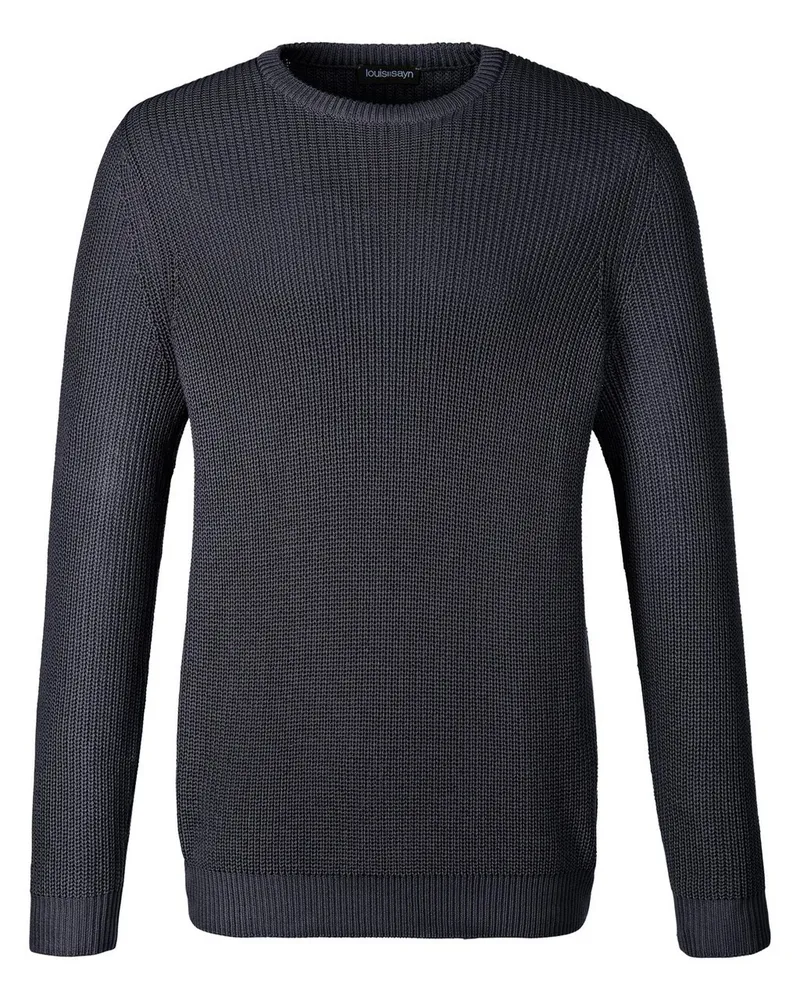 Louis Sayn Rundhals-Pullover  blau Blau