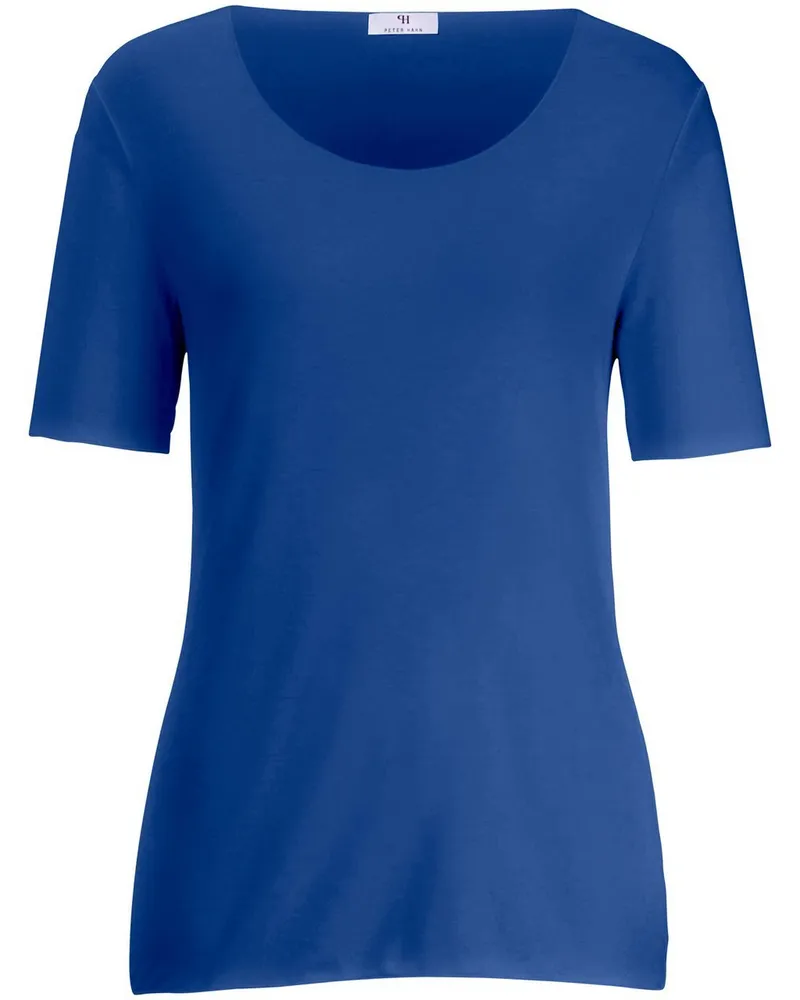 Peter Hahn Rundhals-Shirt langem 1/2-Arm  blau Blau