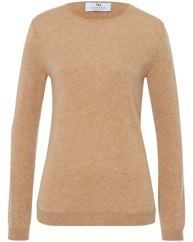 Peter Hahn Rundhals-Pullover aus 100% Premium-Kaschmir  Cashmere braun Braun