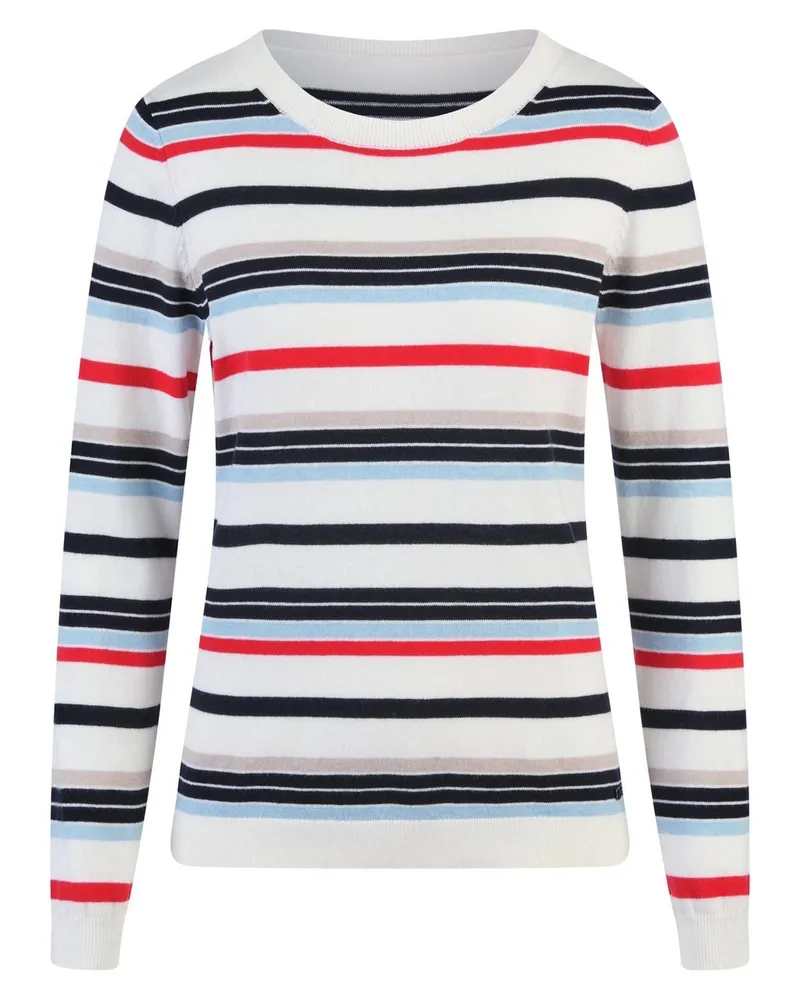 Basler Rundhals-Pullover  mehrfarbig Mehrfarbig