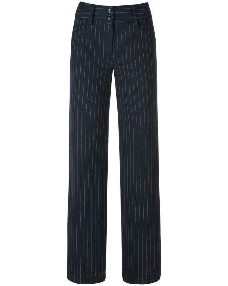 Peter Hahn Jersey-Hose Passform Cornelia  blau Blau