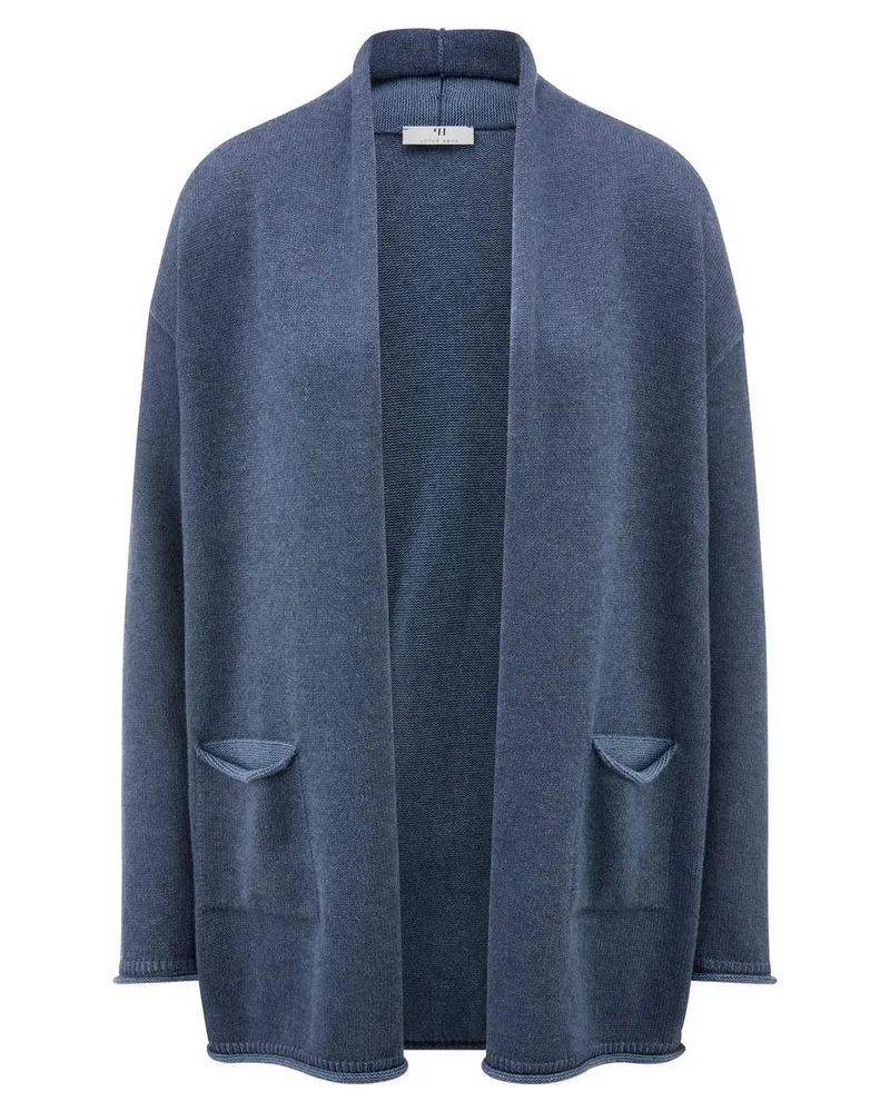 Peter Hahn Long-Strickjacke  mehrfarbig Mehrfarbig