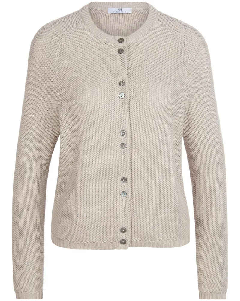 Peter Hahn Strickjacke aus 100% SUPIMA®-Baumwolle  grau Grau