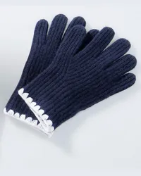 Peter Hahn Handschuh  Cashmere blau Blau