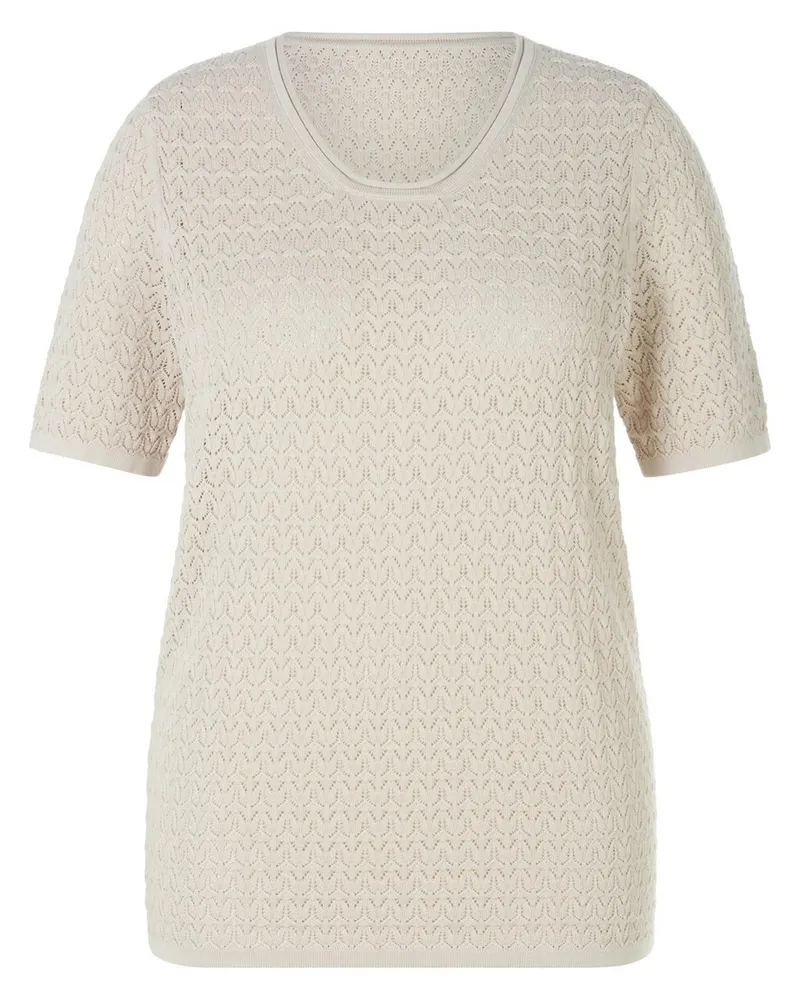 Anna Aura Rundhals-Pullover  beige Beige