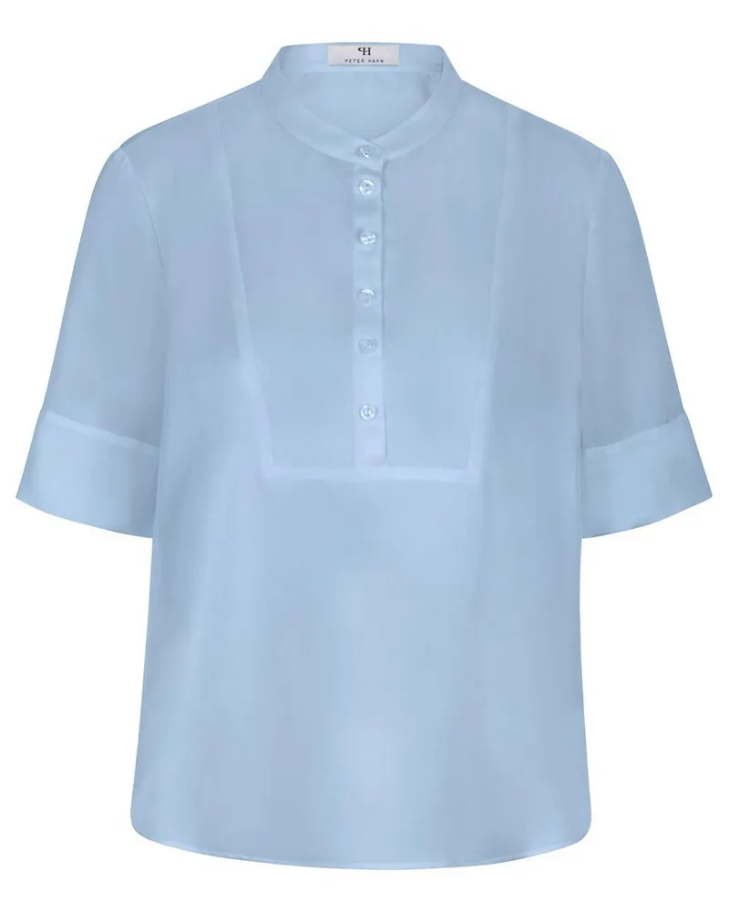 Peter Hahn Bluse zum Schlupfen  blau Blau