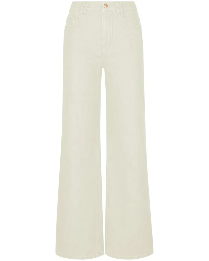 DAY.LIKE Wide Leg“-Jeans  weiss Weiss