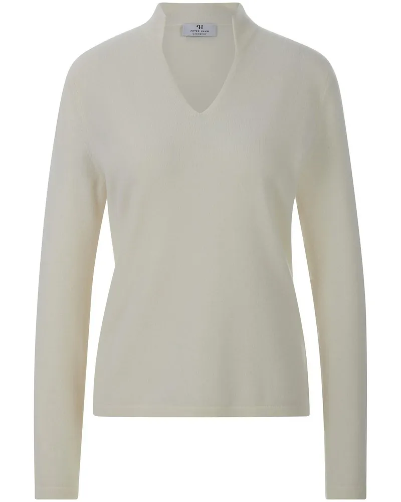 Peter Hahn Pullover aus 100% Premium-Kaschmir Modell Vivien  Cashmere weiss Weiss