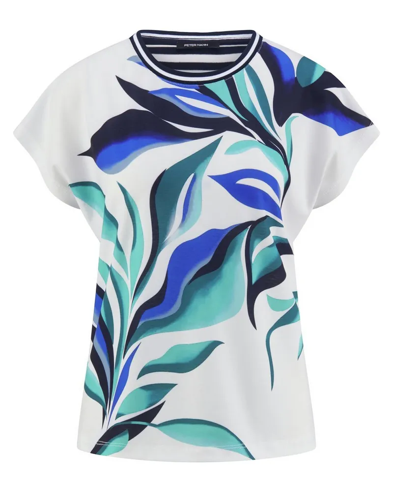 Peter Hahn Rundhals-Shirt  weiss Weiss