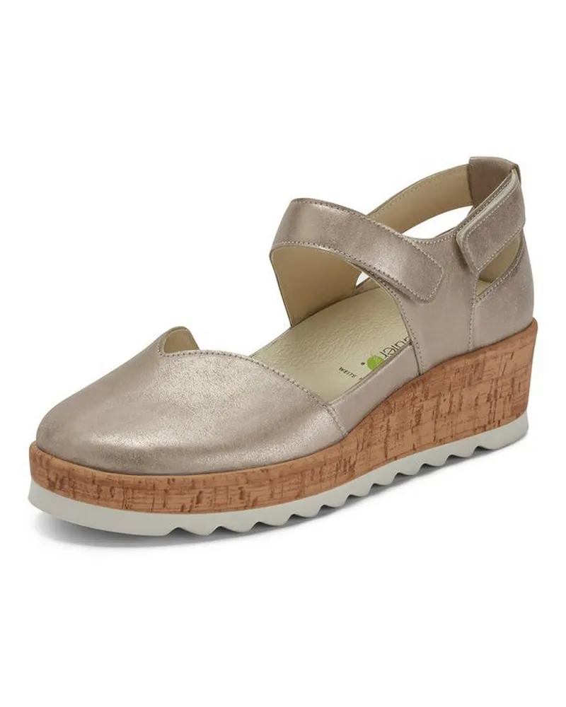 Waldläufer Plateau-Sandale Wiebke  beige Beige