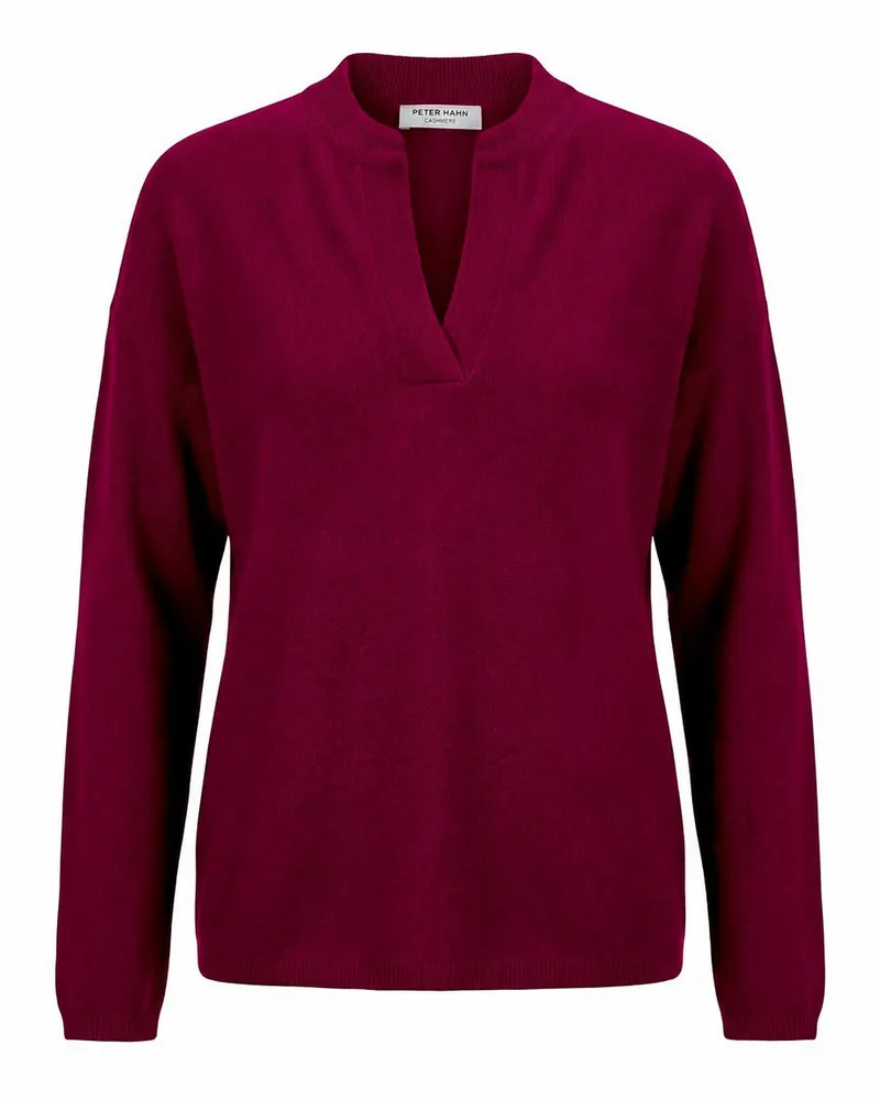 Peter Hahn Pullover aus 100% Kaschmir  rot Rot