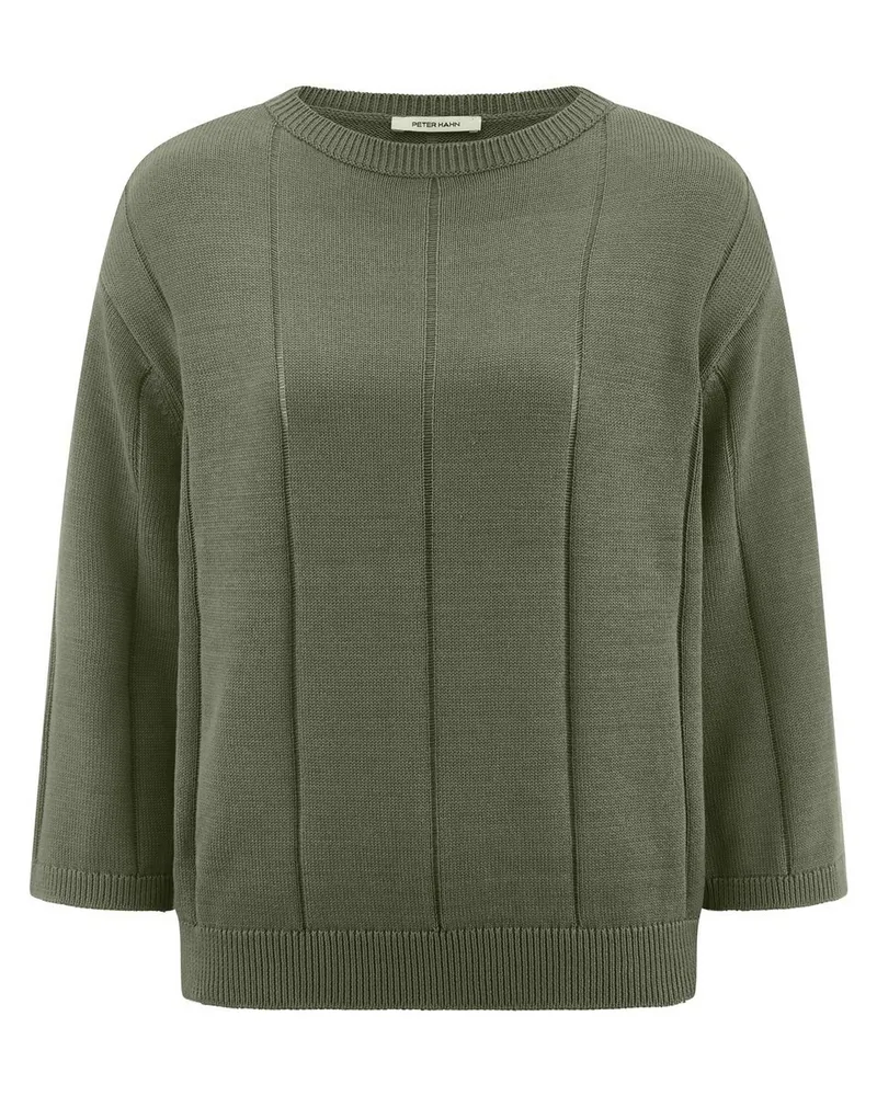 Peter Hahn Rundhals-Pullover aus 100% SUPIMA®-­Baumwolle  grün Grün