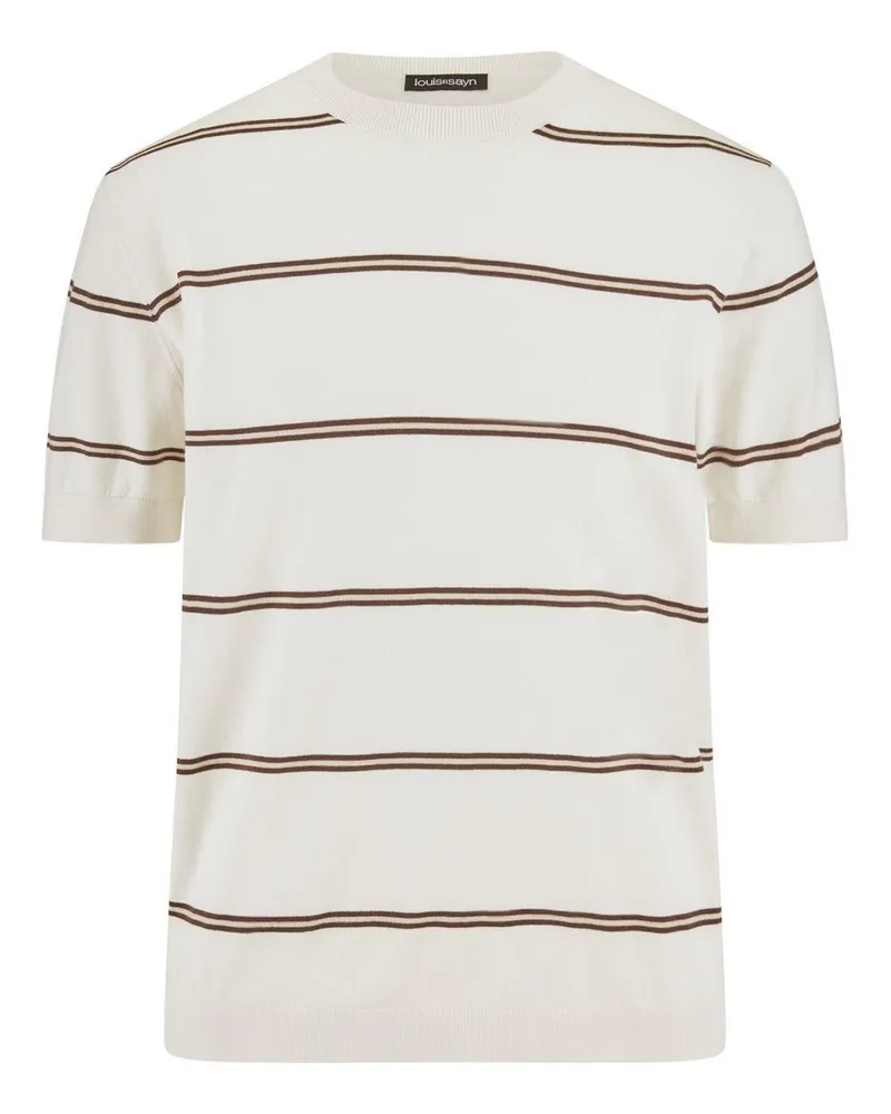 Louis Sayn Rundhals-Pullover  weiss Weiss