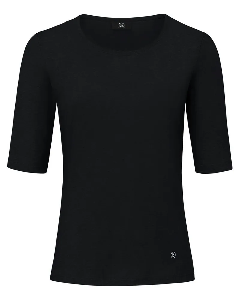 Bogner Rundhals-Shirt Modell Velvet  schwarz Schwarz