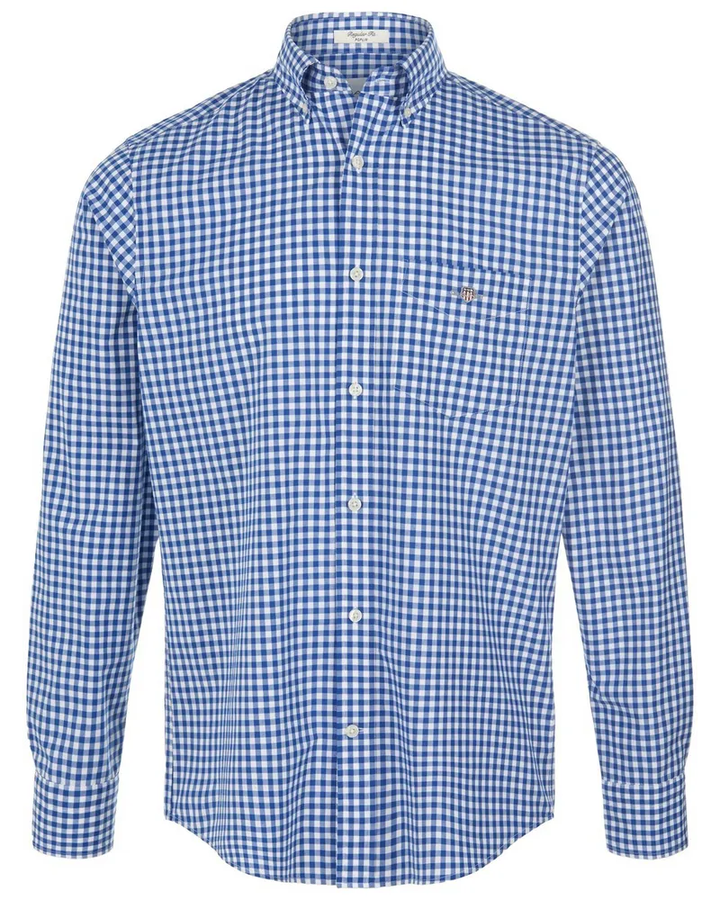 Gant Vichy-Karohemd  blau Blau