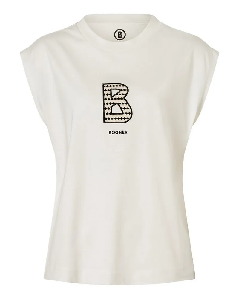 Bogner Loose Fit-Rundhals-Shirt Dania  weiss Weiss