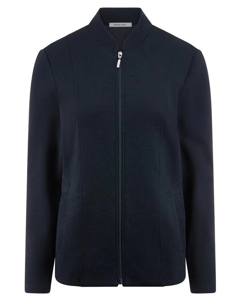 Peter Hahn Jersey-Jacke  blau Blau