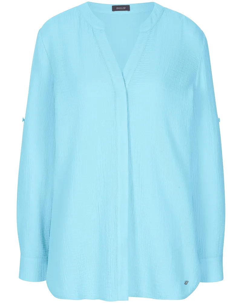 Basler Long-Bluse  blau Blau