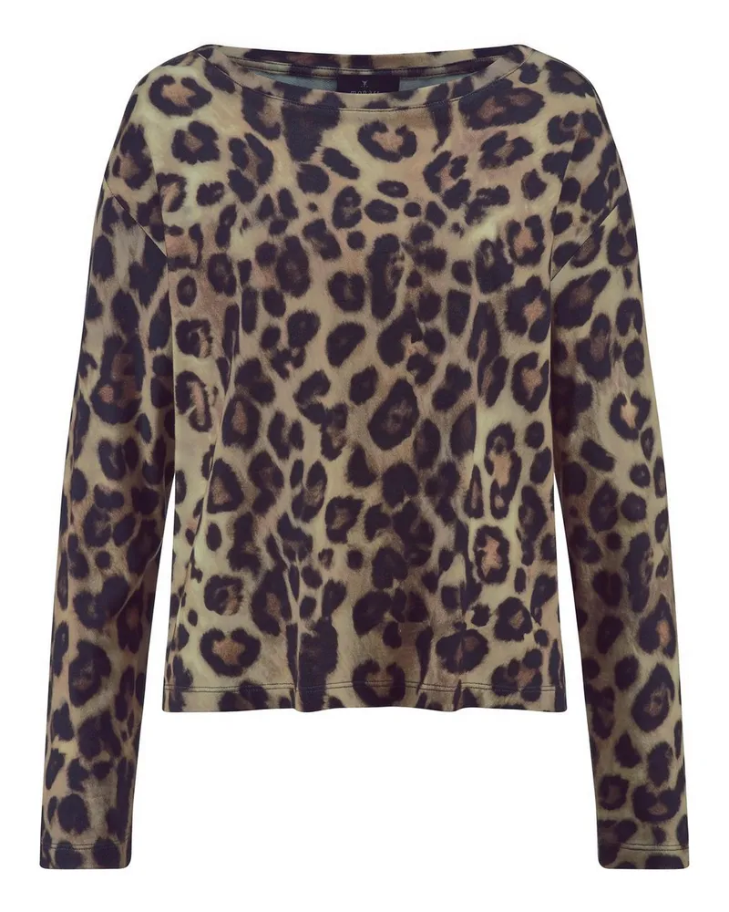 monari Shirt U-Boot-Ausschnitt  beige Beige