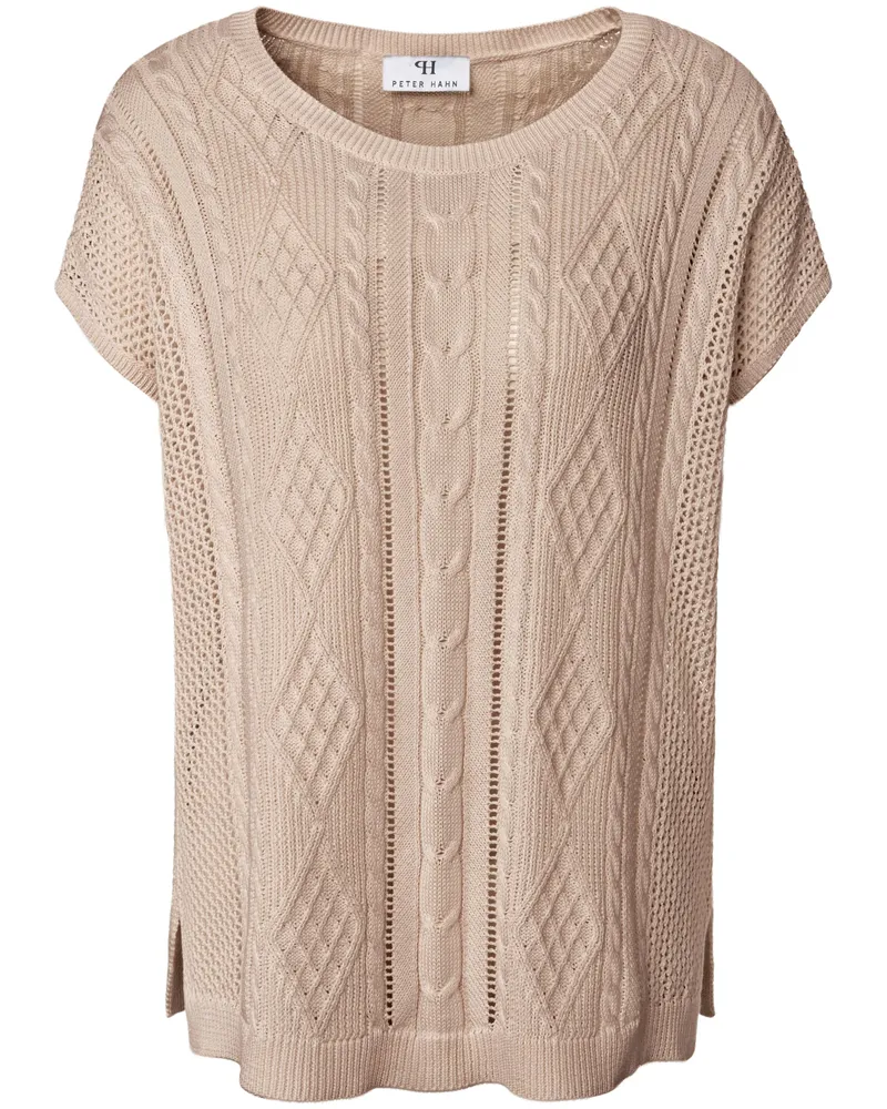 Peter Hahn Pullover aus 100% SUPIMA®-Baumwolle  beige Beige