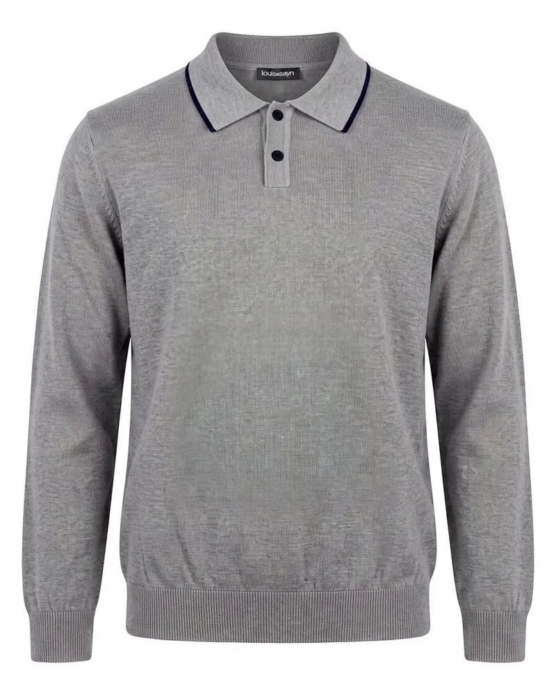 Louis Sayn Polo-Pullover  grau Grau