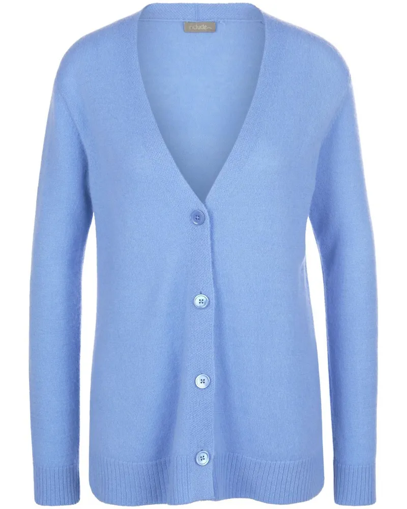 Include Strickjacke 1/1-Arm  blau Blau