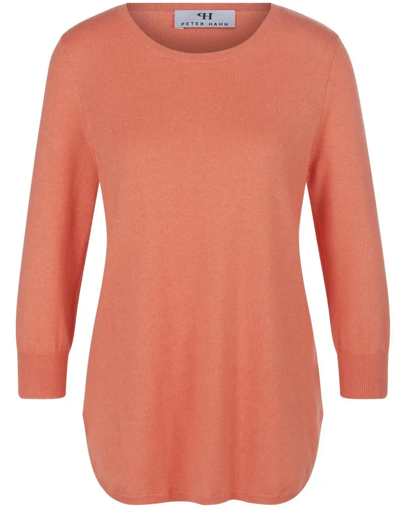 Peter Hahn Rundhals-Pullover aus Seide und Kaschmir  Seide/Kaschmir orange Orange