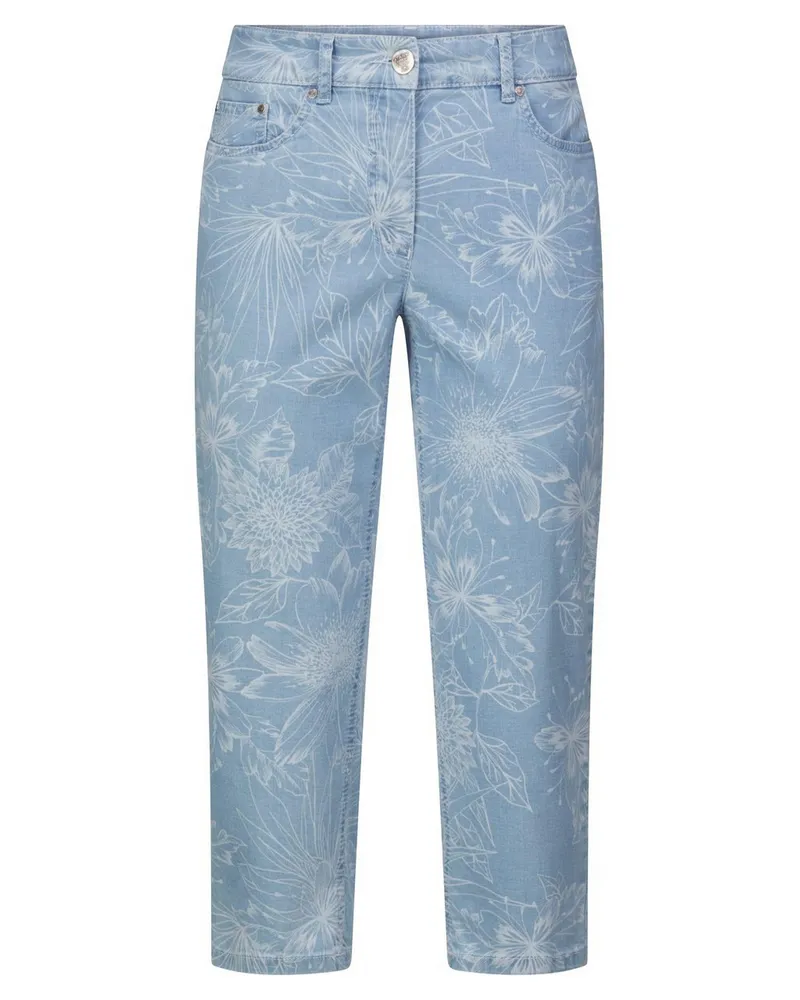 Peter Hahn Slim Fit-Caprihose  denim Denim
