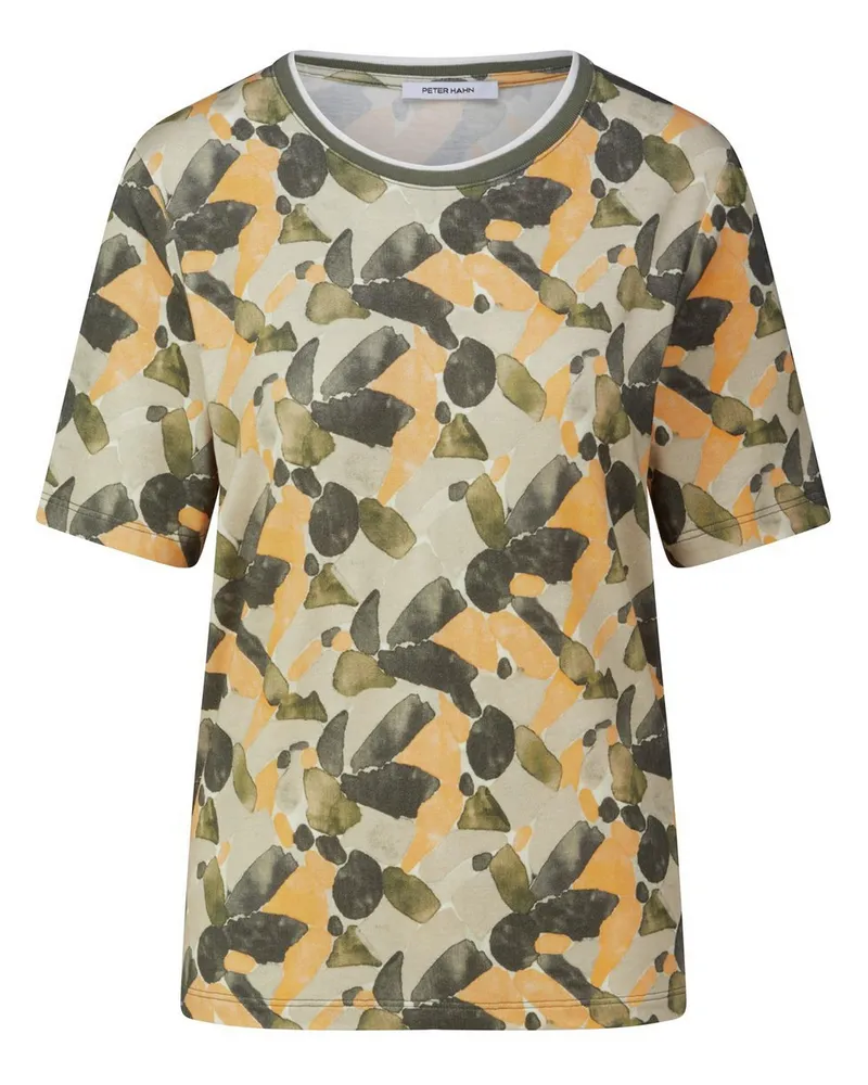 Peter Hahn Rundhals-Shirt  orange Orange