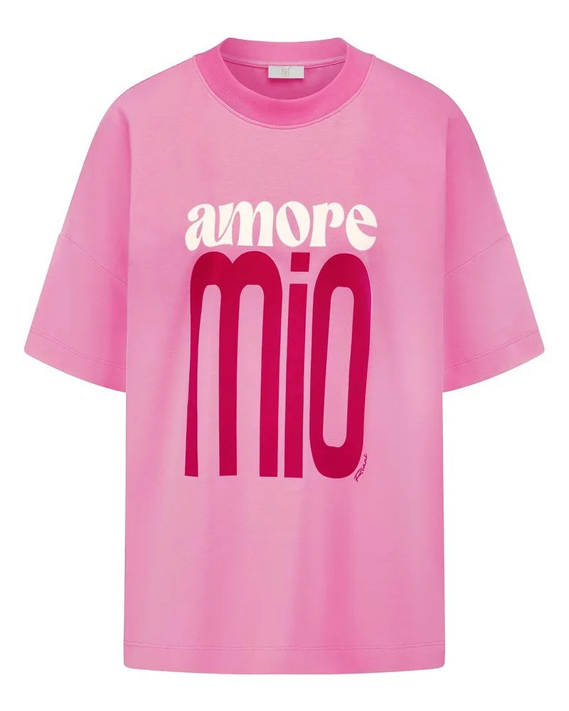 Riani Rundhals-Shirt überschnittener Schulter  rosé Rosé