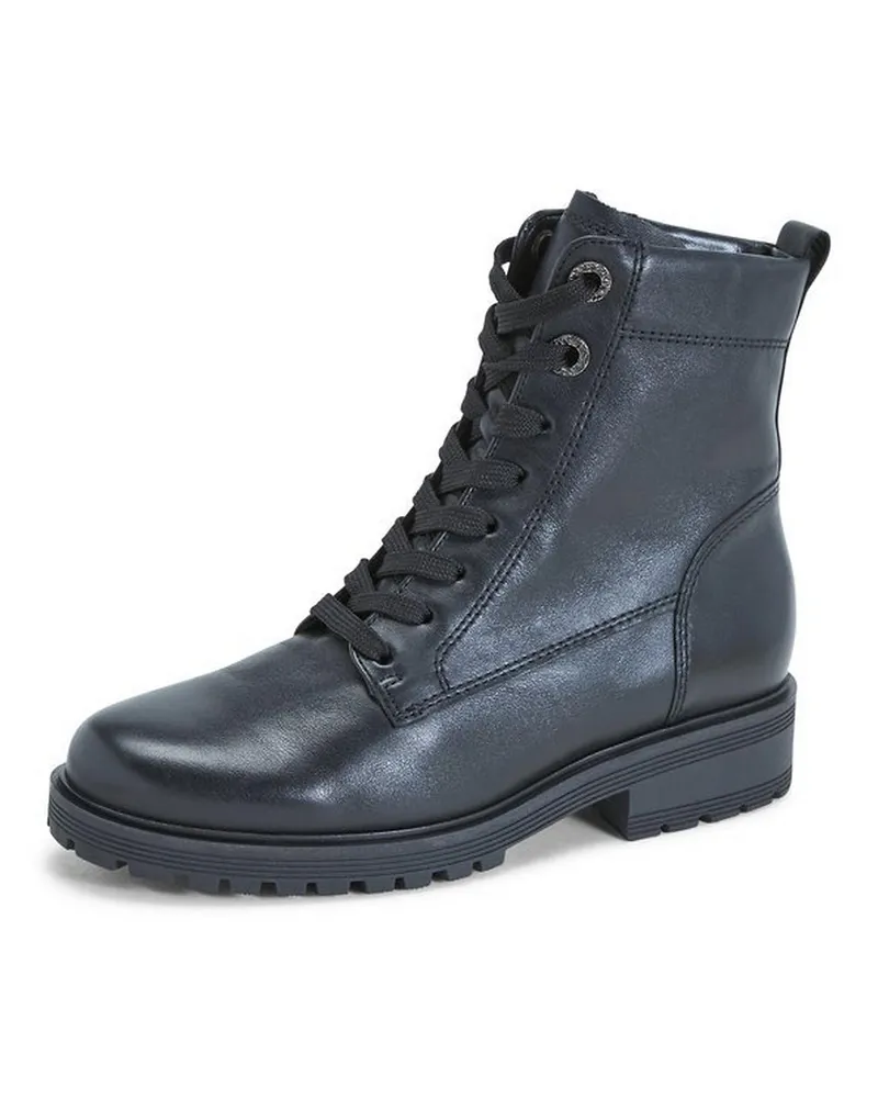 Gabor Schnür-Stiefelette  Comfort schwarz Schwarz