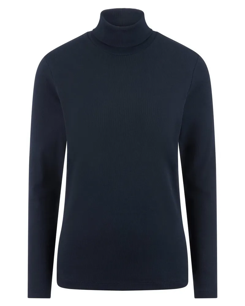 Peter Hahn Rollkragen-Shirt  blau Blau