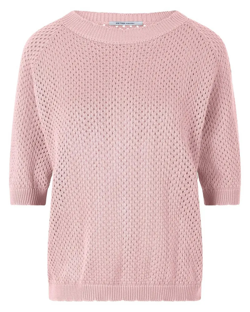 Peter Hahn Rundhals-Pullover  rosé Rosé