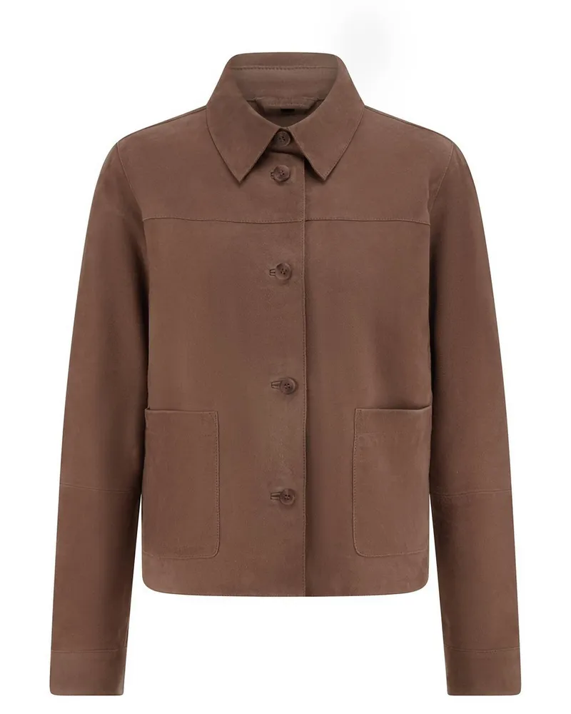 St. Emile Lederjacke  braun Braun