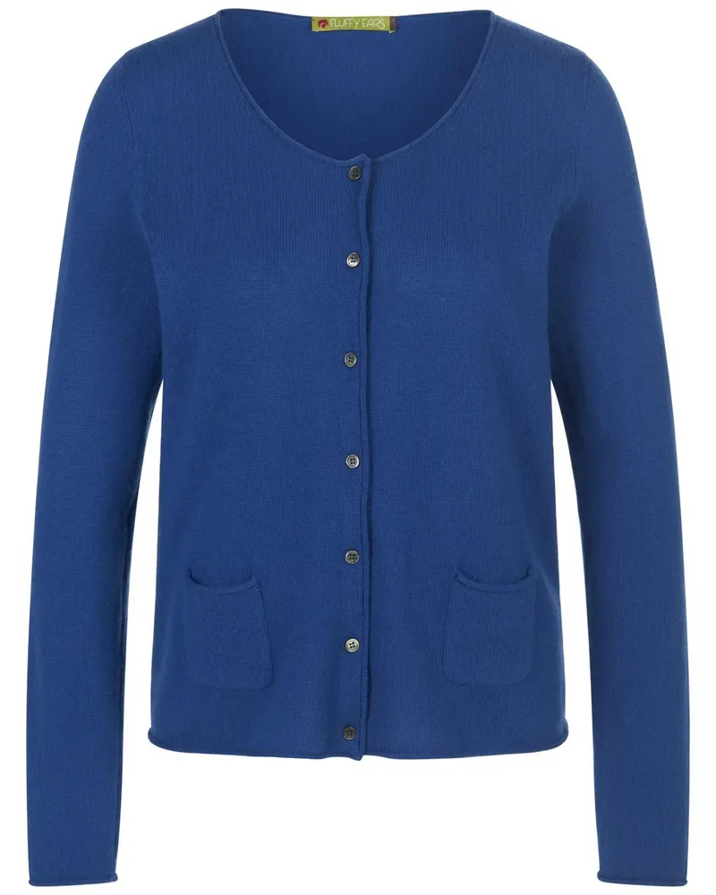 Include Cardigan aus 100 % Kaschmir  blau Blau