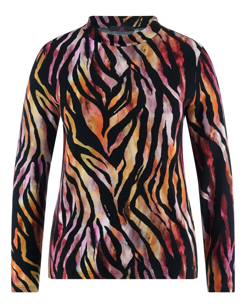Emilia Lay Shirt Stehkragen  schwarz Schwarz
