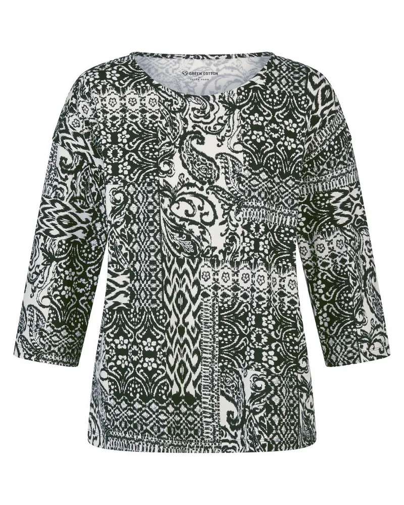 Green Cotton Shirt Gurli  schwarz Schwarz