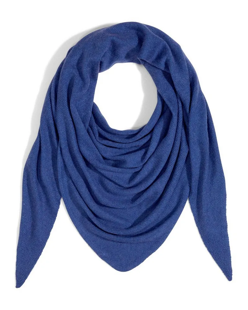 Peter Hahn Schal  blau Blau