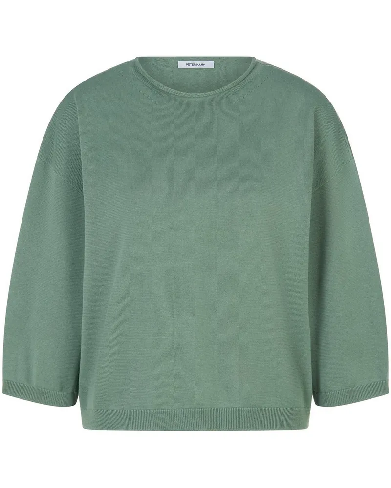 Peter Hahn Rundhals-Pullover aus 100% SUPIMA®-Baumwolle  grün Grün