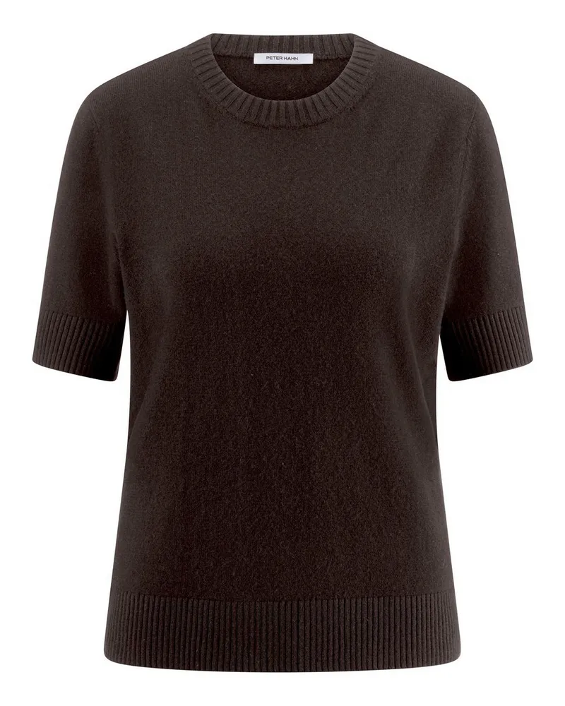 Peter Hahn Rundhals-Pullover  braun Braun