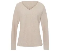 V-Pullover  beige