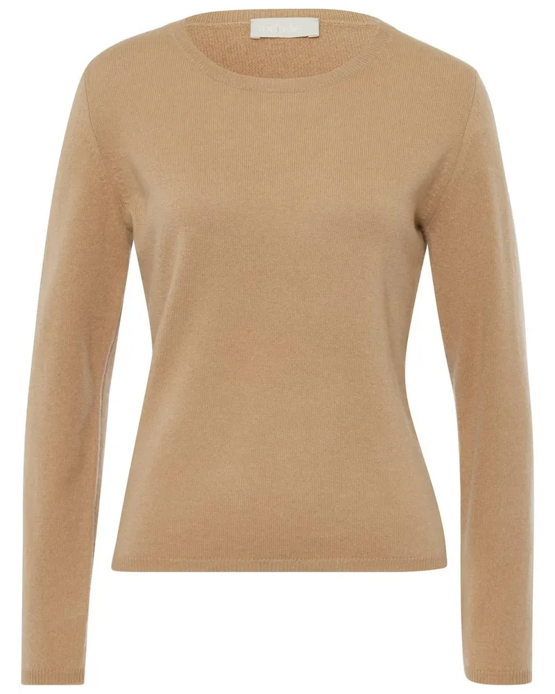 Peter Hahn Rundhals-Pullover aus 100% Premium-Kaschmir  Cashmere braun Braun
