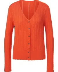 Peter Hahn Strickjacke  orange Orange